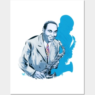 Charlie Parker - An illustration by Paul Cemmick Posters and Art